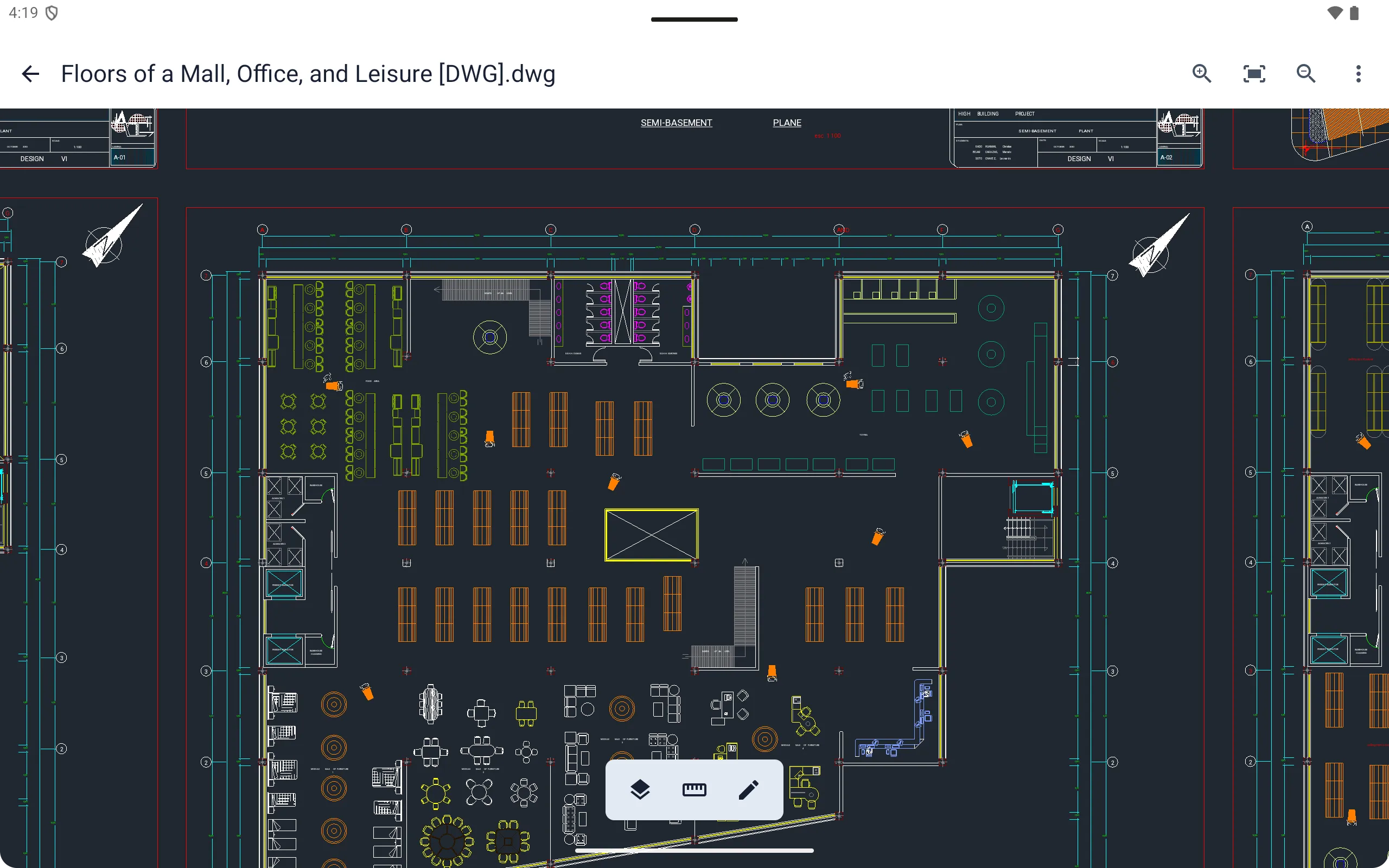 Viewra DWG measurement tools.